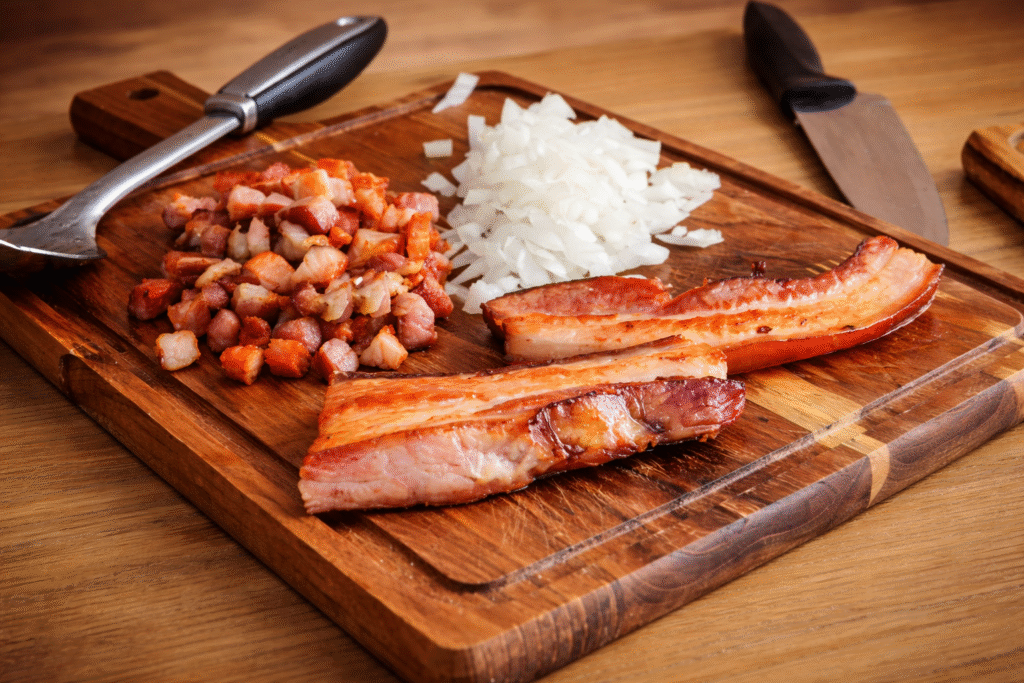 ingredientes-para-um-carbonara-maravilhoso-1024x683 Risoto à Carbonara: Um Clássico Italiano com Toque Brasileiro