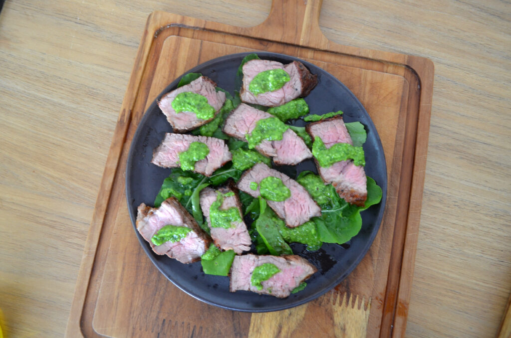 maminha-com-pesto-2-1024x678 Maminha na Churrasqueira com Pesto de Rúcula: Receita do Chef PV Show