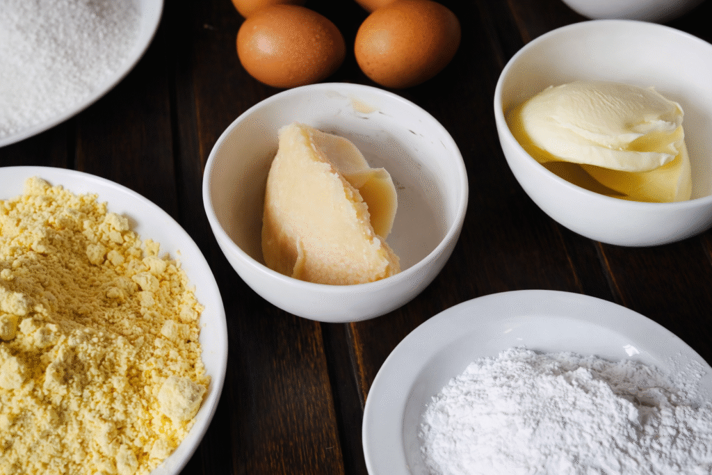 ingredientes-para-broinha-de-milho-1024x683 Receita Fácil de Broinha de Milho da Neisinha