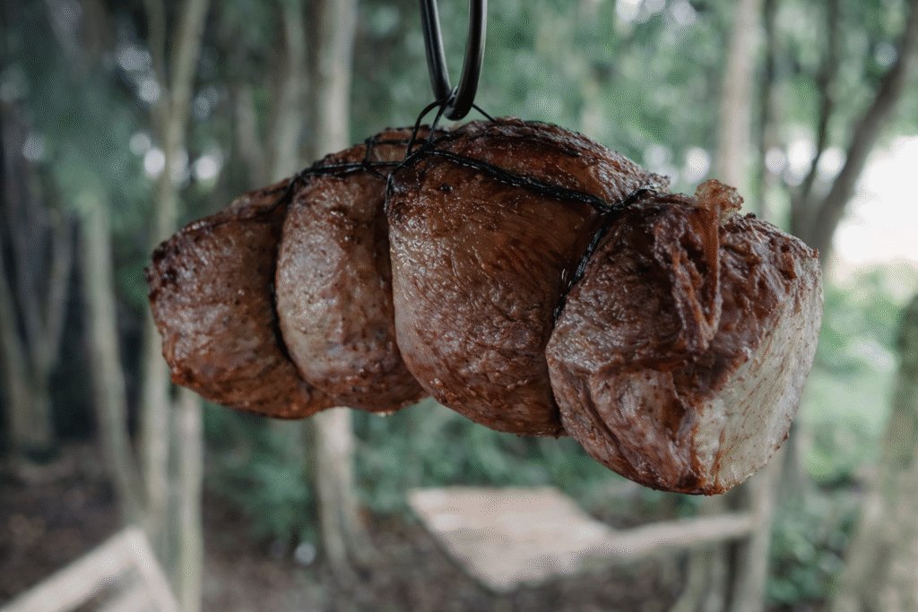 lombinho-suino-defumando-na-parrilla-1024x683 Lombo Suíno com Geleia de Pimenta na Parrilla