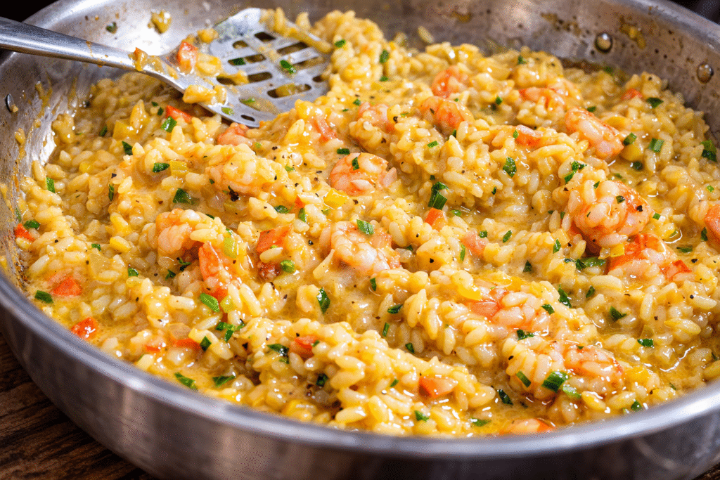 risoto-de-camarao-do-chef-pv-show-1-1024x683 Risoto de Camarão Cremoso: Receita Perfeita e Irresistível
