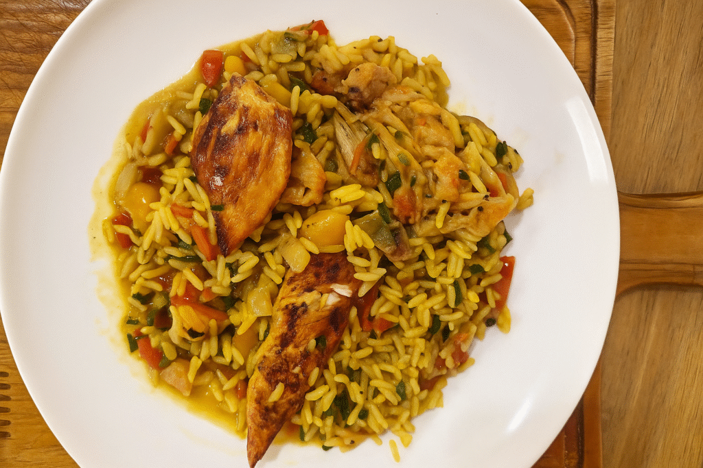 galinhada-do-chef-pv-show-5-1024x683 Galinhada Mineira com Arroz e Creme de Feijão-Branco