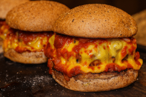 hambúrguer a parmegiana do chef pv show