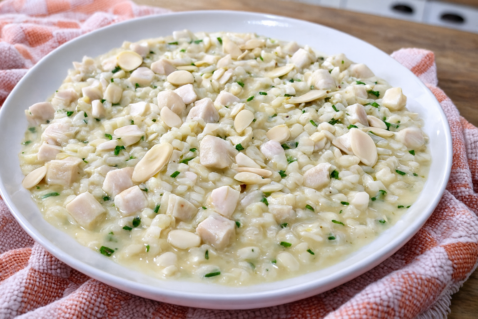 Risoto Vegano de Palmito cremoso