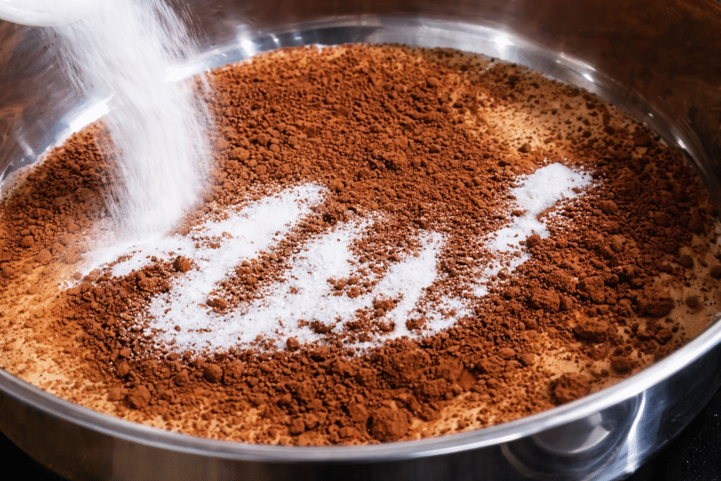 chocolate-quente-feito-com-cacau-100-1024x683 Chocolate quente cremoso com cacau 100%: receita rápida com dicas de textura