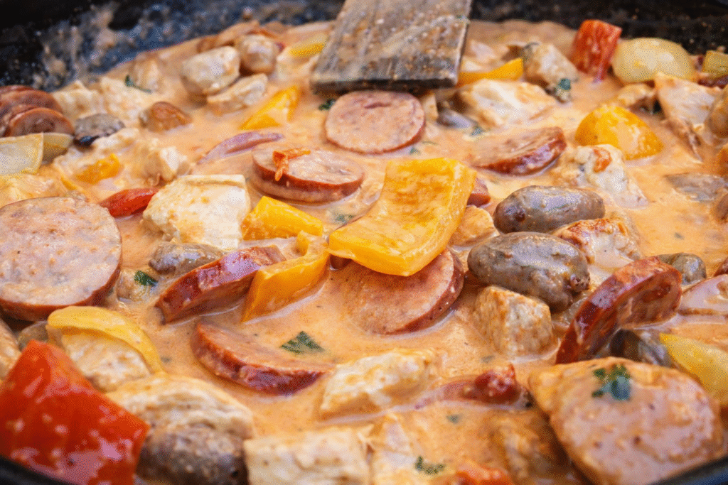 entrevero-cremoso-do-Chef-PV-Show-3-1024x683 Entrevero Cremoso (Estrogonofe de Entrevero): Receita Turbinada e Irresistível