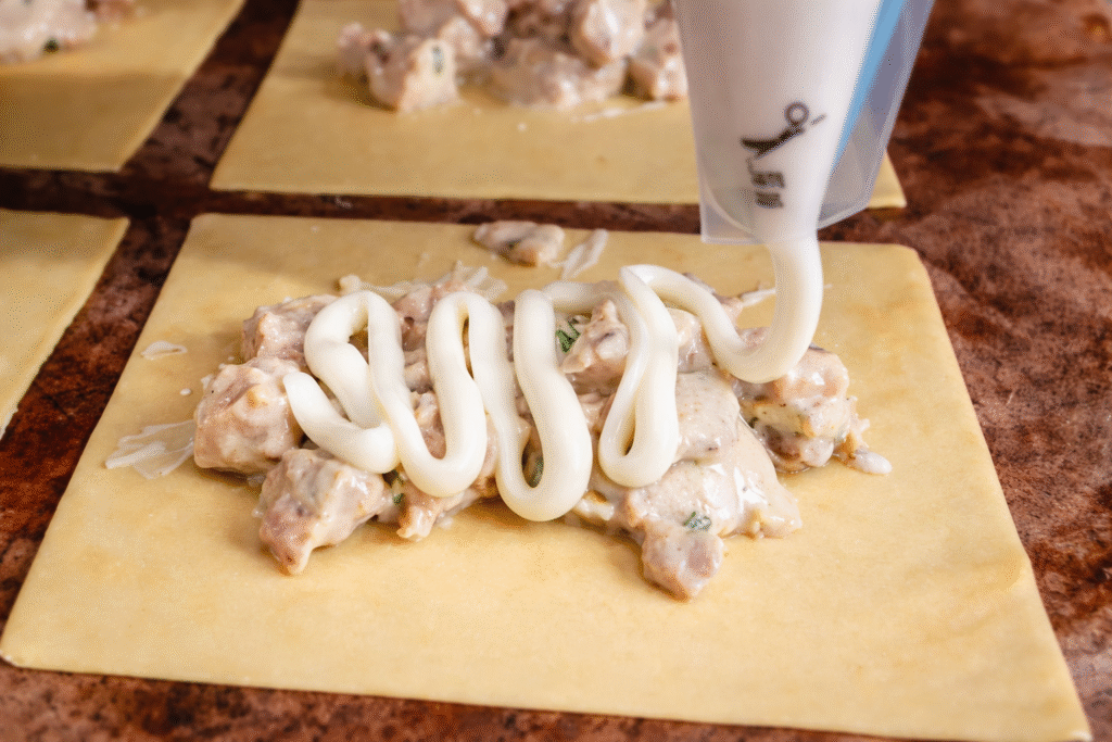 pastel-caseiro-de-frango-com-requeijao-2-1024x683 Pastel de Frango com Requeijão Cremoso: Receita Diferente e Muito Suculenta