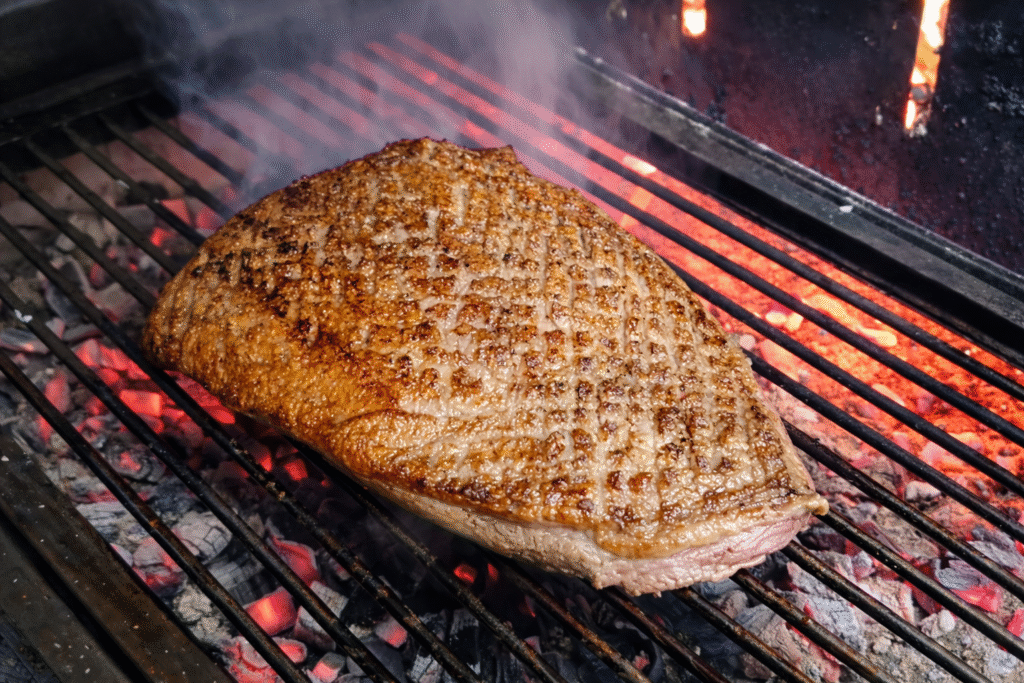 picanha-maravilhosa-sendo-selada-na-parrilla-2-1024x683 Picanha Selada na Parrilla: Técnica para Gordura Crocante e Carne Suculenta