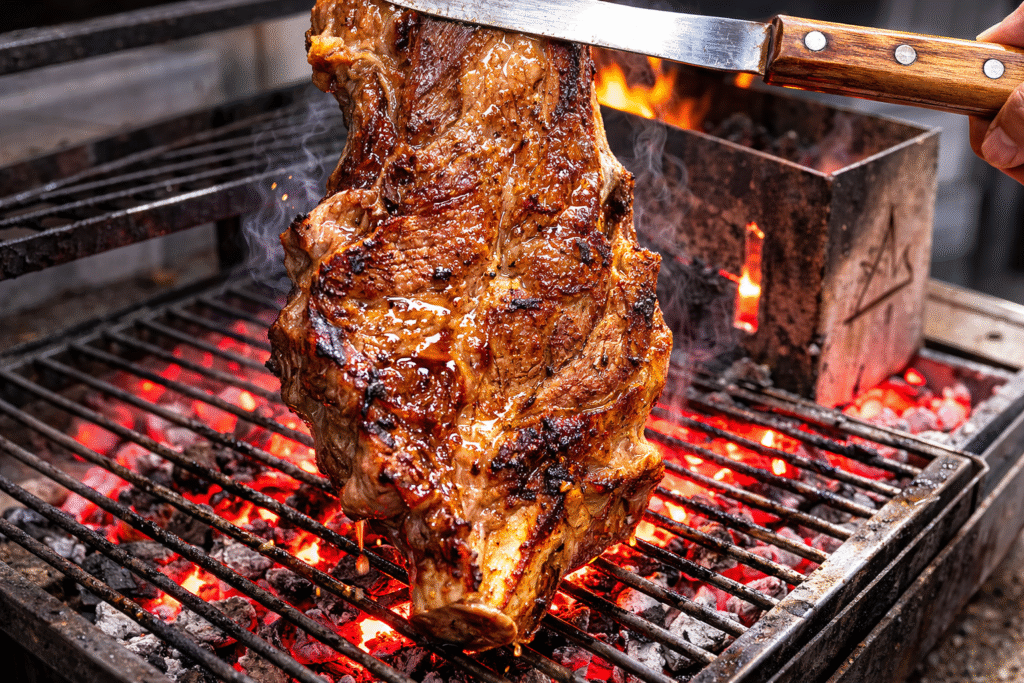 short-rib-grelhado-perfeitamente-1024x683 Short Rib na Parrilla com Caponata na Brasa: Corte do Dianteiro Macio e Cheio de Sabor