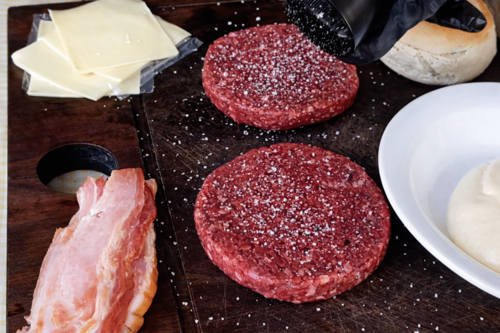 x-bacon-na-brasa-do-chef-pv-show-2-1024x683 X-Bacon na Brasa: Hambúrguer com Queijo, Bacon e Molho Honey Mustard