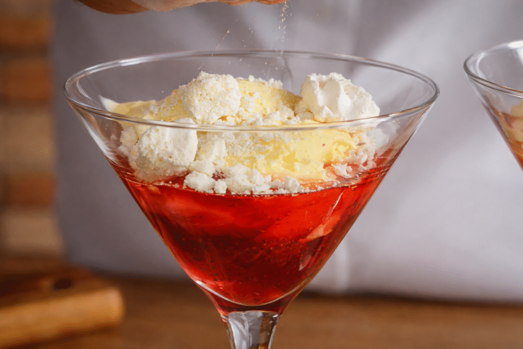 Vacherin-Glace-montagem-1024x683 Vacherin Glacé de Suspiro com Morangos