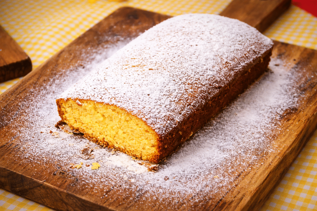 bolo-de-fuba-com-cobertura-de-acucar-de-confeireiro-1-1024x683 Como Fazer Bolo de Fubá Fofinho: Receita Tradicional e Fácil