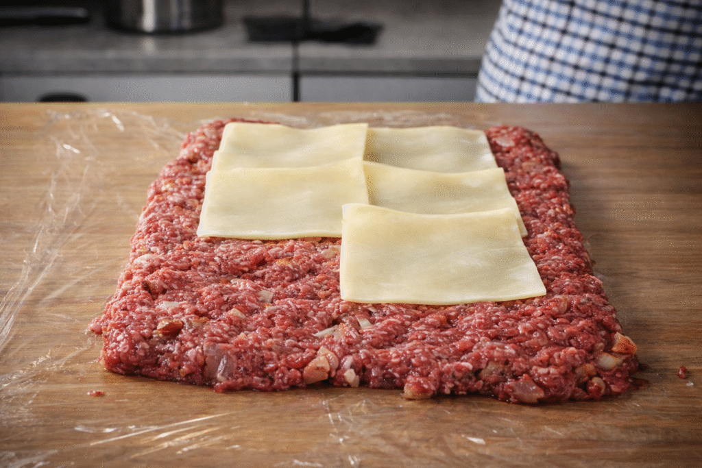 carne-moida-com-queijo-para-rocanbole-ao-forno-1024x683 Rocambole de Carne Moída com Queijo: Receita Fácil e Suculenta