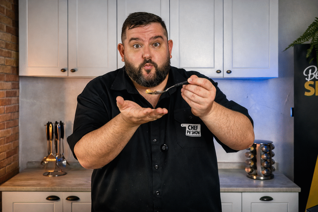 chef-pv-show-experimentando-o-vinagrete-para-x-salada-1024x683 Vinagrete para X-Salada: Receita Profissional que Não Encharca o Pão