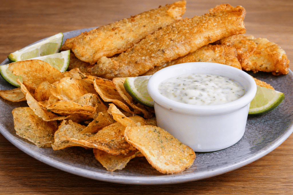 fish-and-cheeps-classico-1-1024x683 Fish and Chips: clássico inglês com peixe empanado e batata chips