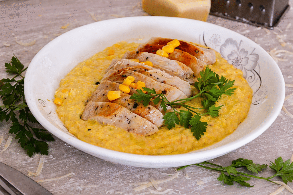 frango-com-creme-de-milho-1-1024x683 Frango com Creme de Milho: Receita Clássica, Cremosa e Fácil