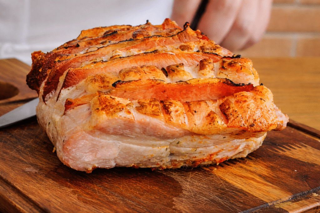 lombinho-suino-dourado-e-suculento-1024x683 Lombo Suíno Assado com Bacon e Batatas Rústicas para o Natal