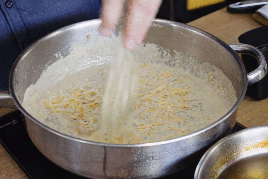 molho-de-queijo-provolone-1024x683 Frango com Creme de Provolone: Receita Cremosa, Saborosa e Fácil de Fazer