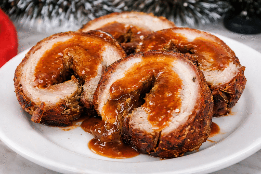 panceta-suina-ao-molho-1-1024x683 Porchetta Assada com Pururuca: Receita Completa na Churrasqueira e no Forno