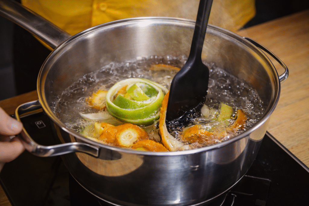 preparando-calda-frutada-para-quentao-1024x683 Quentão de Festa Junina com Vinho e Cachaça: Receita Tradicional