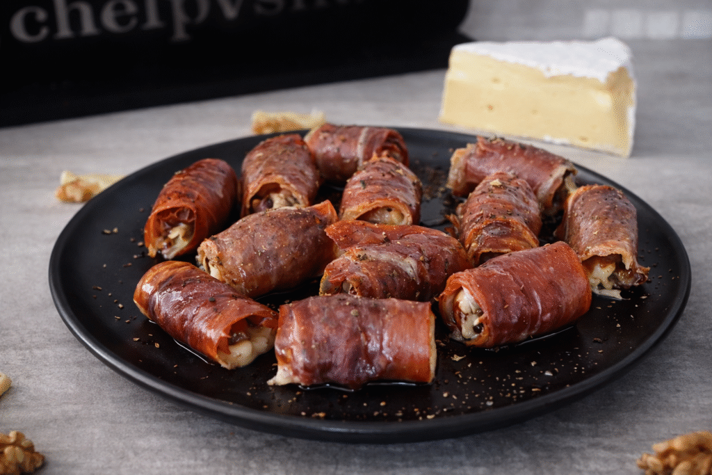tamaras-recheadas-1-1-1024x683 Tâmaras Recheadas com Presunto de Parma e Brie: Aperitivo Sofisticado e Fácil
