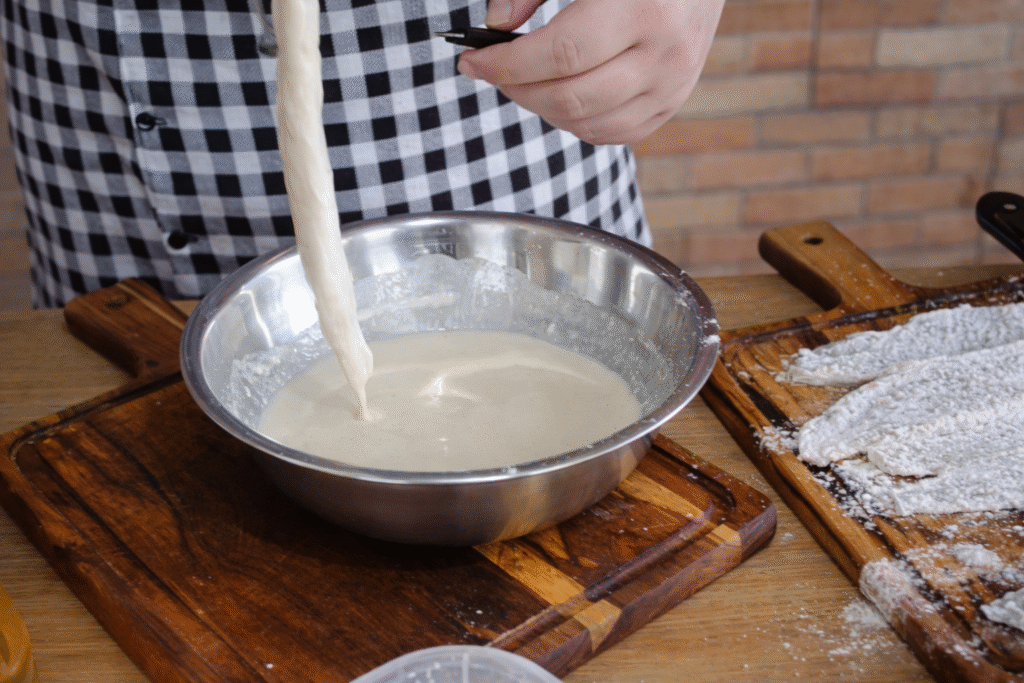 tempura-para-fish-and-cheeps-1024x683 Fish and Chips: clássico inglês com peixe empanado e batata chips