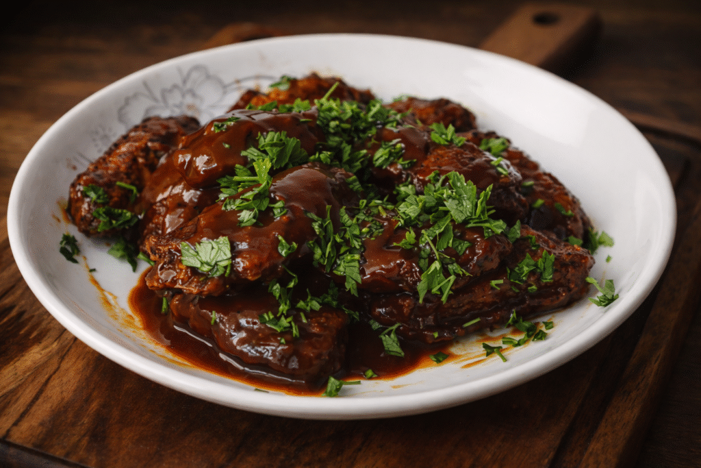 tulipa-de-frango-com-barbecue-1-1024x683 Tulipa de Frango com Molho Barbecue Caseiro de Laranja