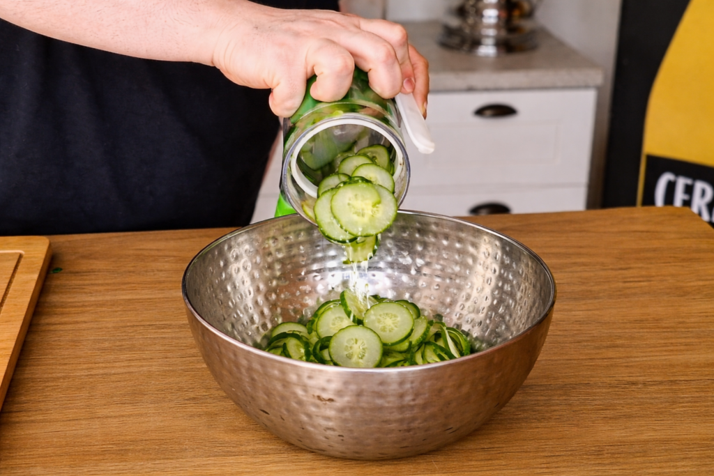 Fatias-de-pepino-em-uma-tigela-1024x683 Sunomono: Salada de Pepino Japonesa Refrescante e Agridoce