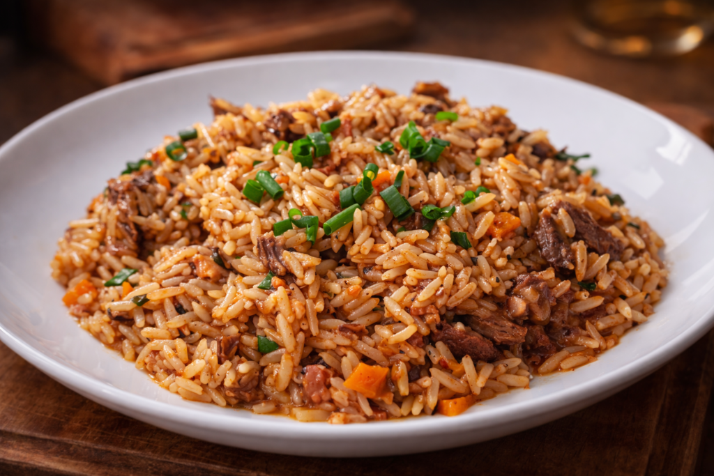 arroz-de-bananinha-na-panela-de-pressao-2-1-1024x683 Arroz de Bananinha: Receita Suculenta e Cheia de Sabor