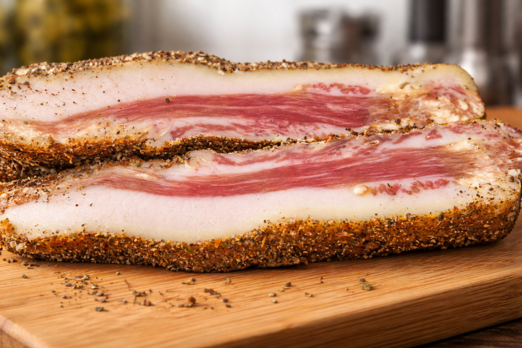 guanciale-artesanal-do-chef-pv-show-1024x683 Macarrão All’Amatriciana: Receita Italiana Tradicional com Técnica Profissional