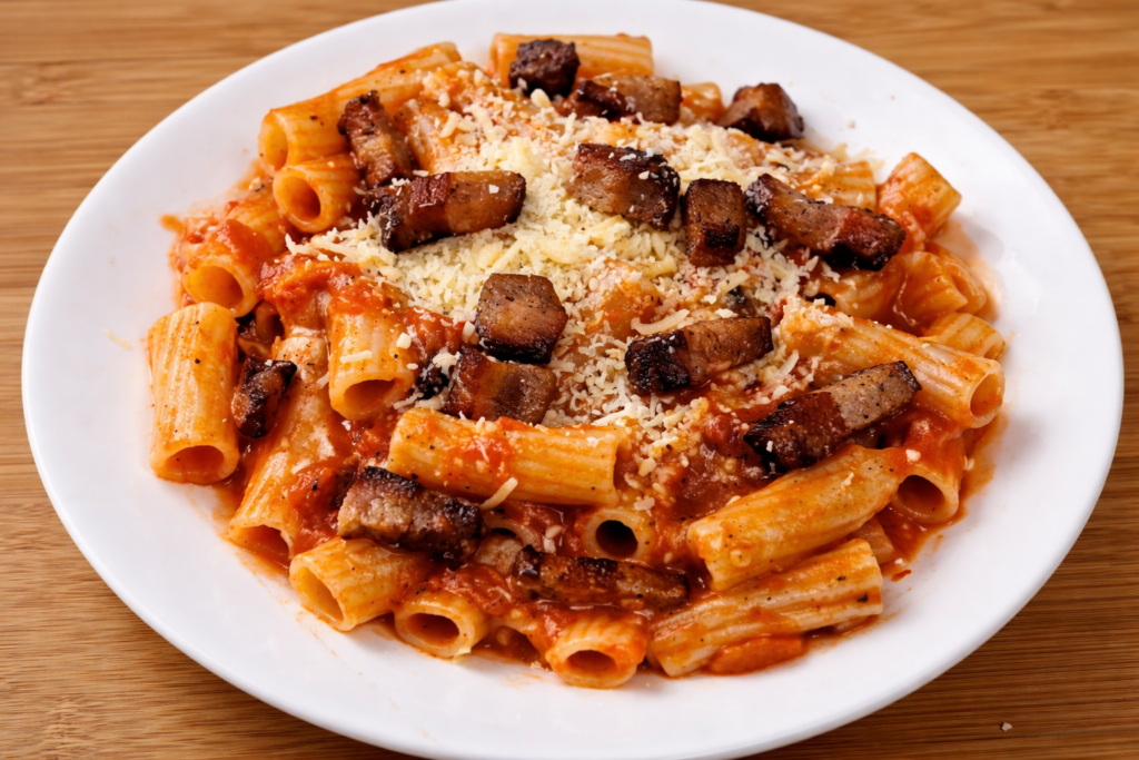 macarrao-alla-matriciana-1-1024x683 Macarrão All’Amatriciana: Receita Italiana Tradicional com Técnica Profissional