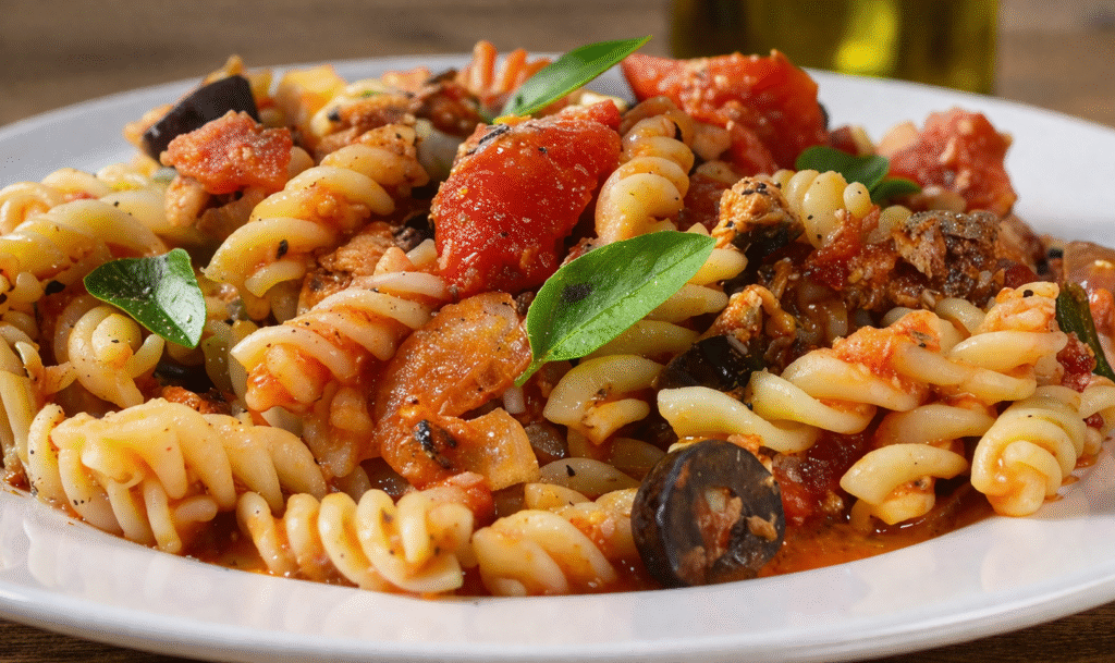 macarrao-simples-com-sardinha-1-1024x609 Macarrão com Sardinha: Receita Simples, Econômica e Cheia de Sabor