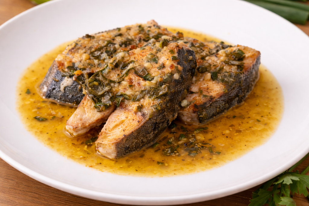 peixe-ao-molho-de-manteiga-e-ervas-1-1-1024x683 Dourado ao Molho de Limão e Ervas: Receita Rápida, Suculenta e Sofisticada