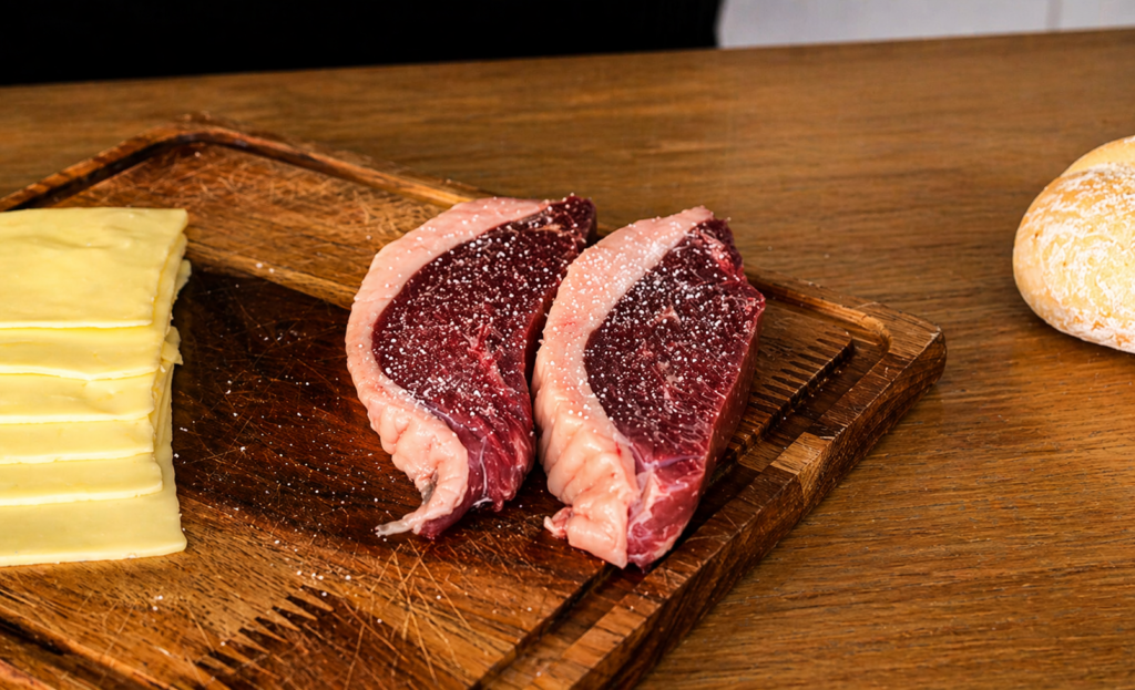 picanha-temperada-para-sanduiche-1024x623 Sanduíche de Picanha na Frigideira com Pão de Alho: Receita Suculenta e Irresistível