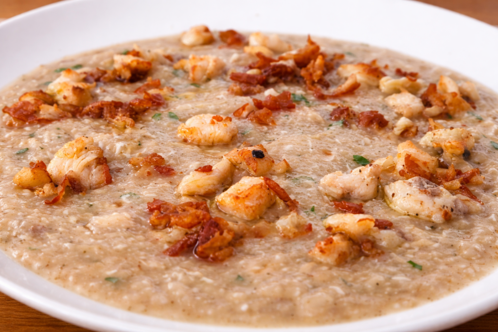 pirao-de-peixe-com-iscas-de-pescado-1-1024x683 Pirão de Peixe Cremoso: Receita Tradicional com Toque Especial