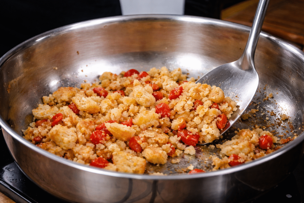 tostado-de-pao-com-pimenta-para-receita-de-risoto-1024x683 Risoto de Couve-Flor: Receita Cremosa, Leve e Cheia de Sabor