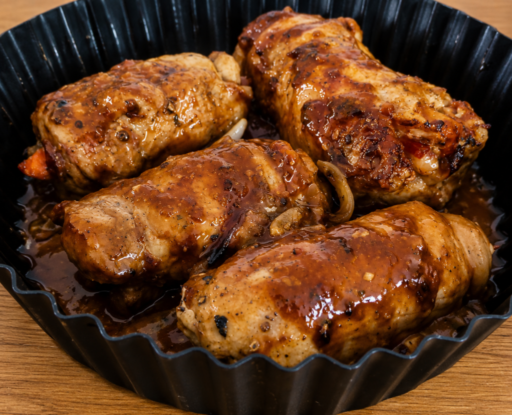 bife-a-role-com-molho-de-tomate-1024x829 Lombo Suíno a Rolê na Air Fryer: Receita Suculenta, Fácil e Cheia de Sabor
