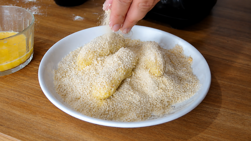 empanando-croquetes-de-frango-1024x576 Croquete de Frango Crocante: Receita Fácil, Cremosa e Perfeita para Festinhas