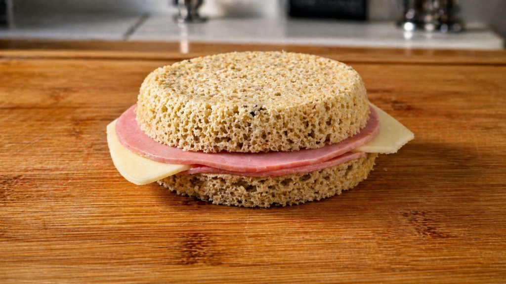 sanduiche-de-pao-fit-1-1024x576 Pão Fit de Micro-ondas: Receita Rápida, Saudável e Pronta em 2 Minutos