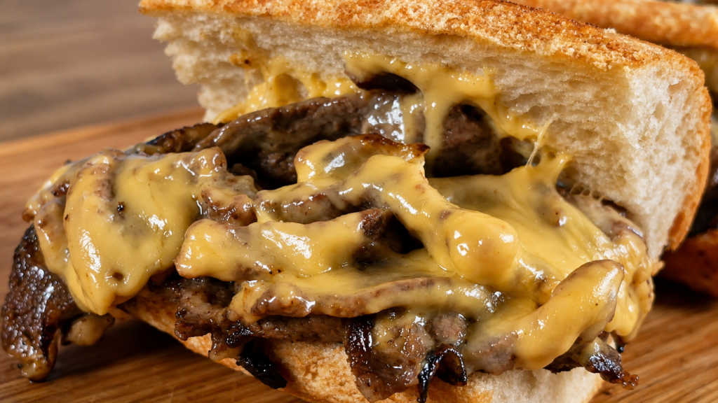 Philly-Cheesesteak-3-1024x576 Philly Cheesesteak: O Clássico Sanduíche Americano de Carne e Queijo Derretido