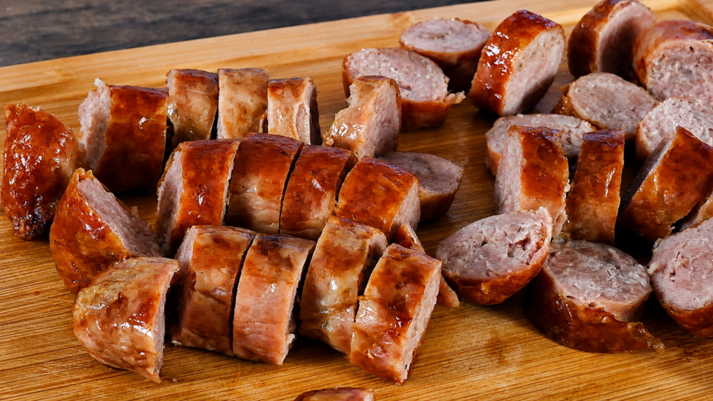 linguica-de-pernil-assada-na-airfryer-1024x576 Currywurst: A Famosa Comida de Rua Alemã com Molho de Curry