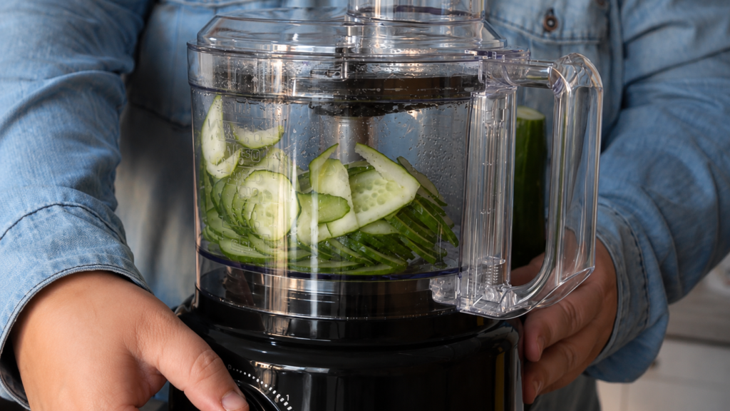 fatiando-pepino-no-multiprocessador-philco-5-em-1-1024x576 Review do Multiprocessador Philco 5 em 1: Vale a Pena? Veja as Funções, Pontos Positivos e Minha Opinião