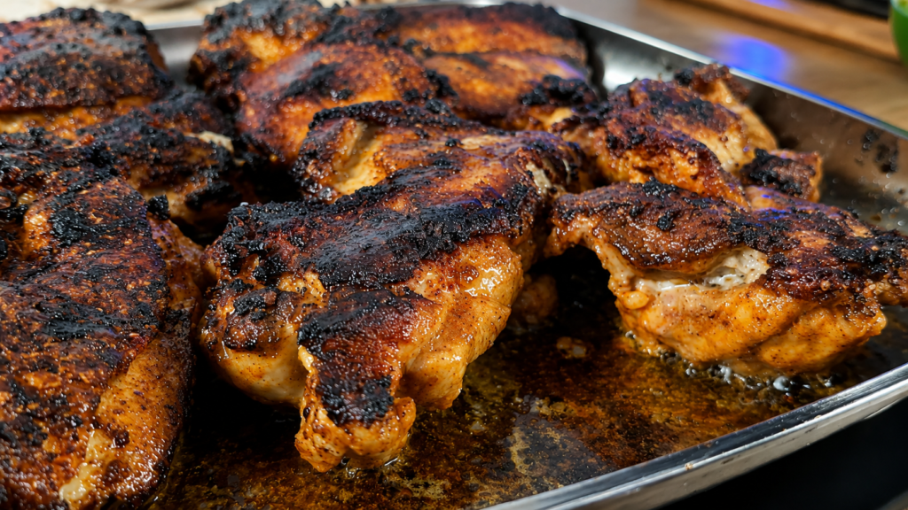 frango-grelhado-com-casquinha-bem-tostada-1024x576 Shawarma de Frango: Aprenda a Fazer o Clássico Sanduíche Árabe com Marinada de Especiarias