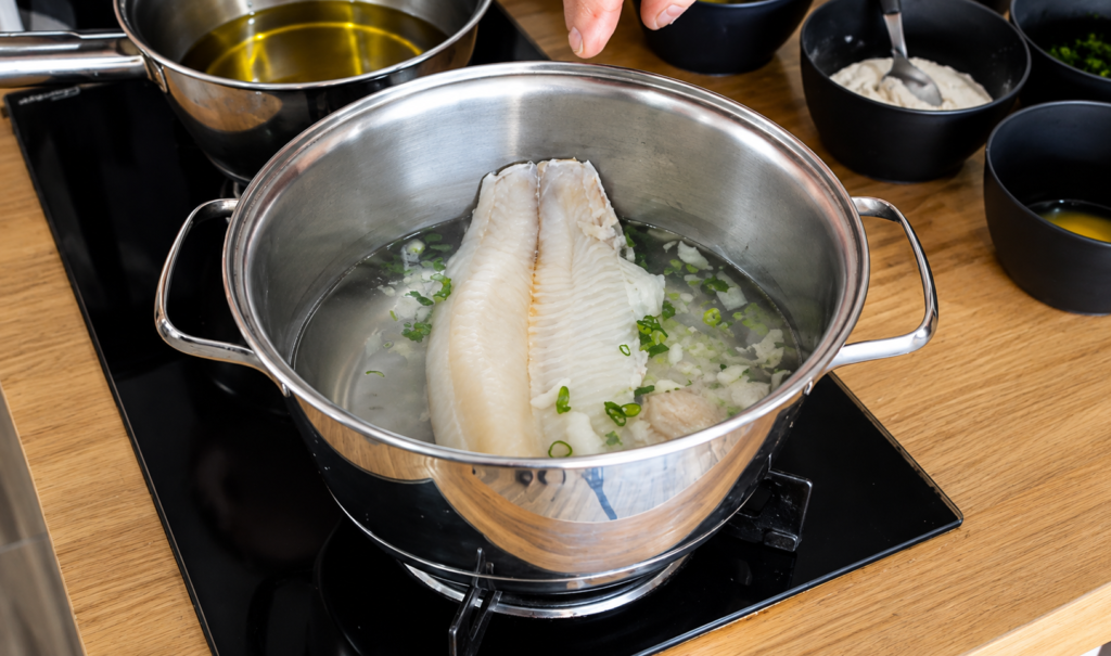 cozinhando-peixe-para-bolinho-1024x605 Bolinho de Peixe com Aipim: Crocante por Fora e Cremoso por Dentro