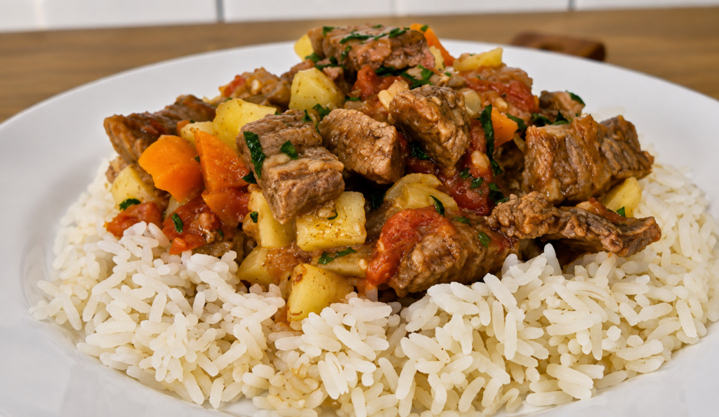 picadinho-de-carne-do-chef-pv-show-1-1024x594 Picadinho de Carne com Batata e Cenoura: Receita Fácil para o Dia a Dia