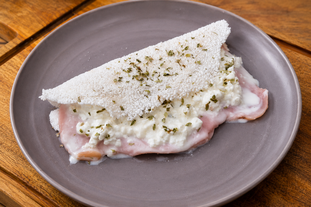  Tapioca com Presunto e Cottage: Café da Manhã Salgado, Fácil e Rápido