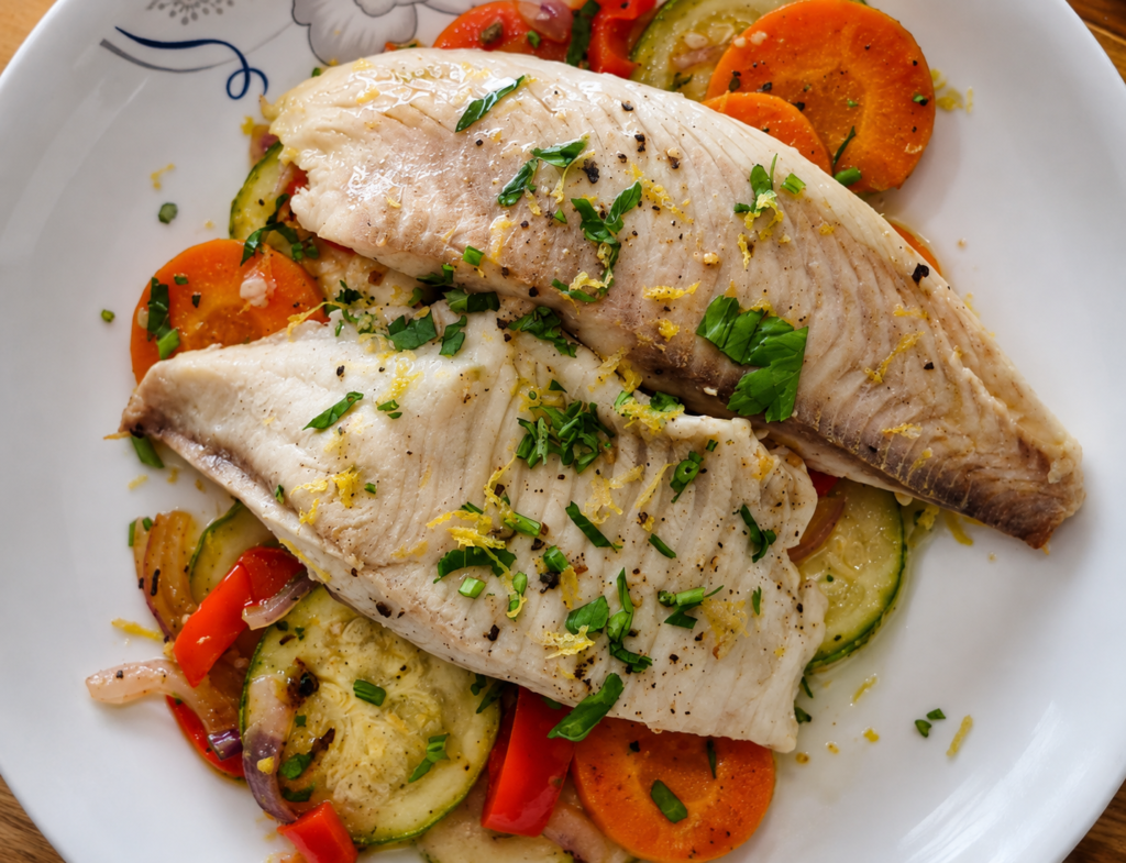 tilapia-no-forno-1-1024x785 Tilápia ao Forno com Vegetais: Receita Leve, Suculenta e Cheia de Sabor