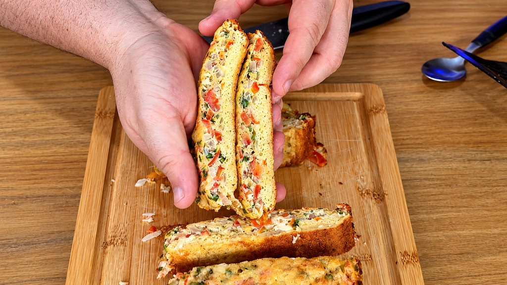 Pao-Recheado-Caseiro-em-Destaque-1024x576 Omelete de Forno com Legumes e Queijo: Receita Fácil, Fofinha e Econômica