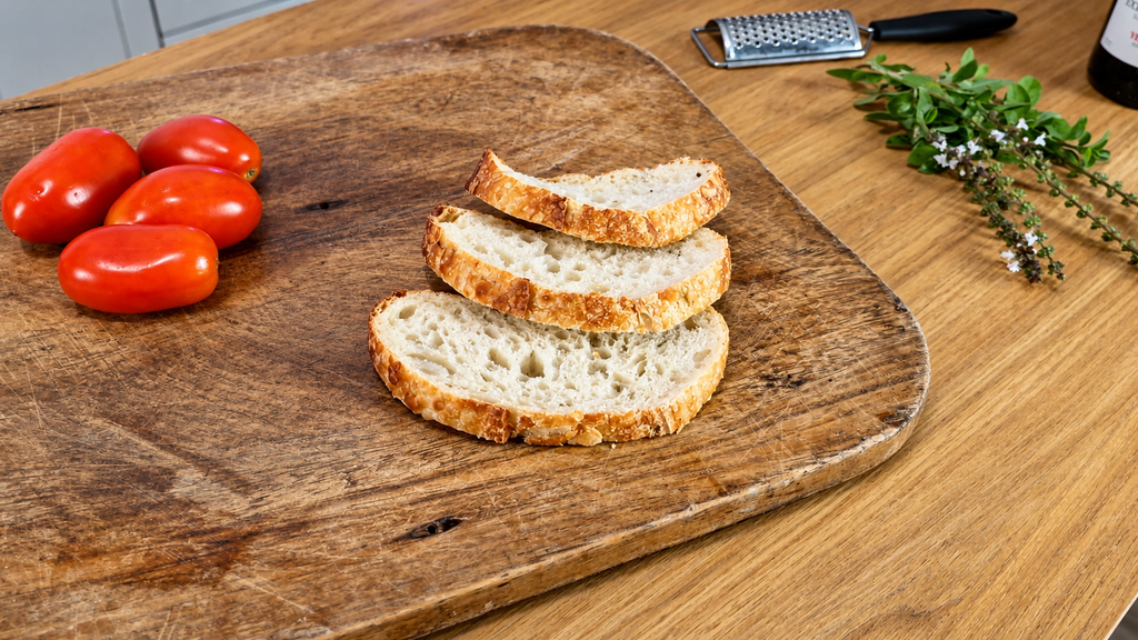 Pao-artesanal-tomates-e-ervas-rusticas-1024x576 Bruschetta de Tomate e Manjericão: Receita Italiana Simples e Crocante